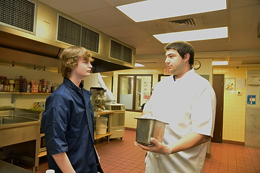 Student and Chef